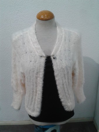 CHAQUETA DE PUNTO Y TOP DE TIRANTES